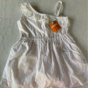 Gymboree NWT girls sundress 3T WHITE EYELET